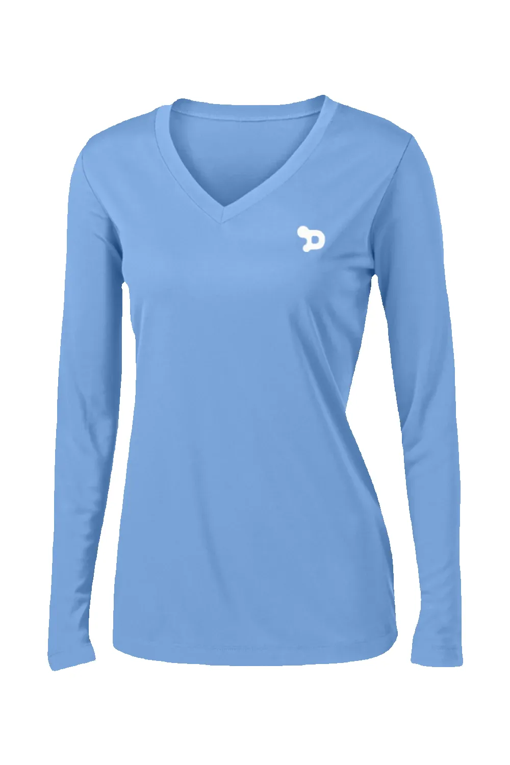 Team D Women's Long Sleeve V-Neck Tee sold by DRYWORLD product image thumbnail 3
