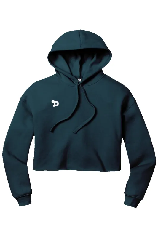Team D Women’s Cropped Fleece Hoodie sold by DRYWORLD