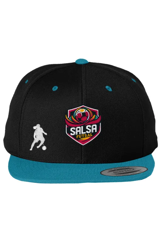 Salsa Futsal Flat Bill Snapback Cap sold by DRYWORLD