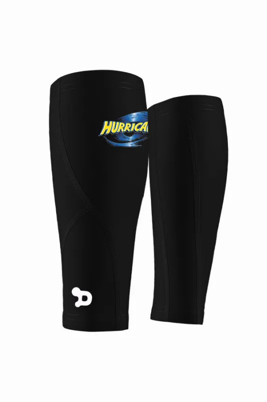 Signature D - AA Compression Calf Sleeve NZSR Hurricanes- Unisex made by DRYWORLD