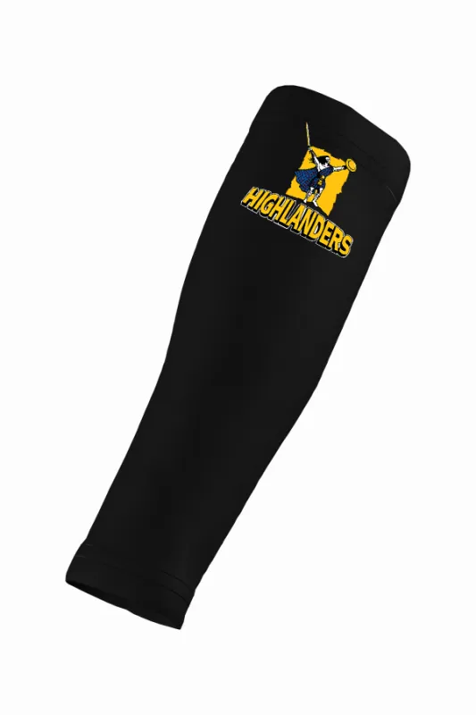 Signature D - AA Compression Forearm Sleeve NZSR Highlanders - Unisex sold by DRYWORLD