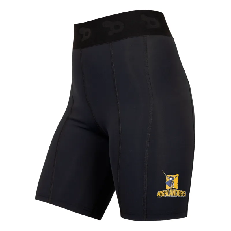 Signature D - AA Compression 3/4 Short NZSR Highlanders - Womens sold by DRYWORLD