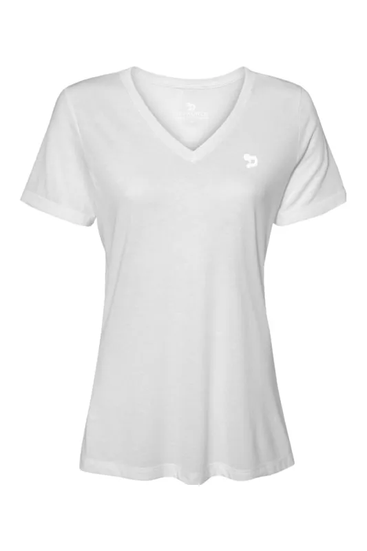 Haute D Essentials - Womens V-Neck T-Shirt made by DRYWORLD
