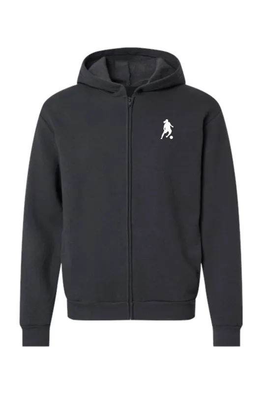 Ronaldinho Bruxo Eco Fleece Full-Zip Hoodie sold by DRYWORLD