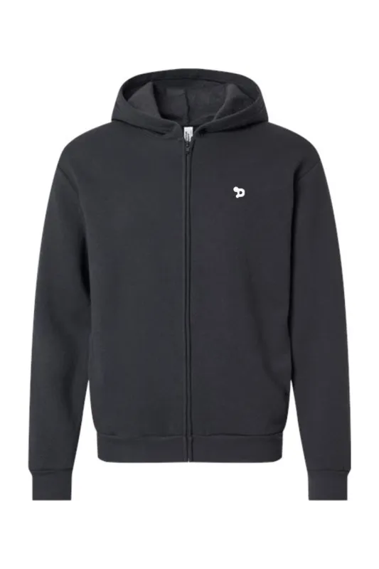 Haute D Essentials Eco Fleece Full-Zip Hoodie sold by DRYWORLD