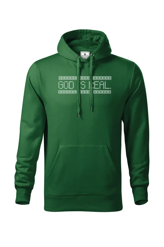 TJ53 God Is Real Holiday Hoodie - Men's made by DRYWORLD