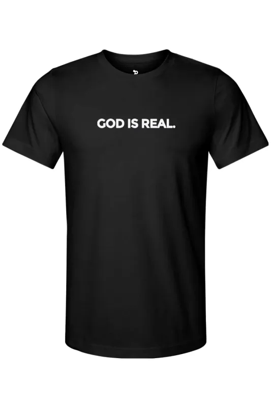 TJ53 God Is Real Tee sold by DRYWORLD