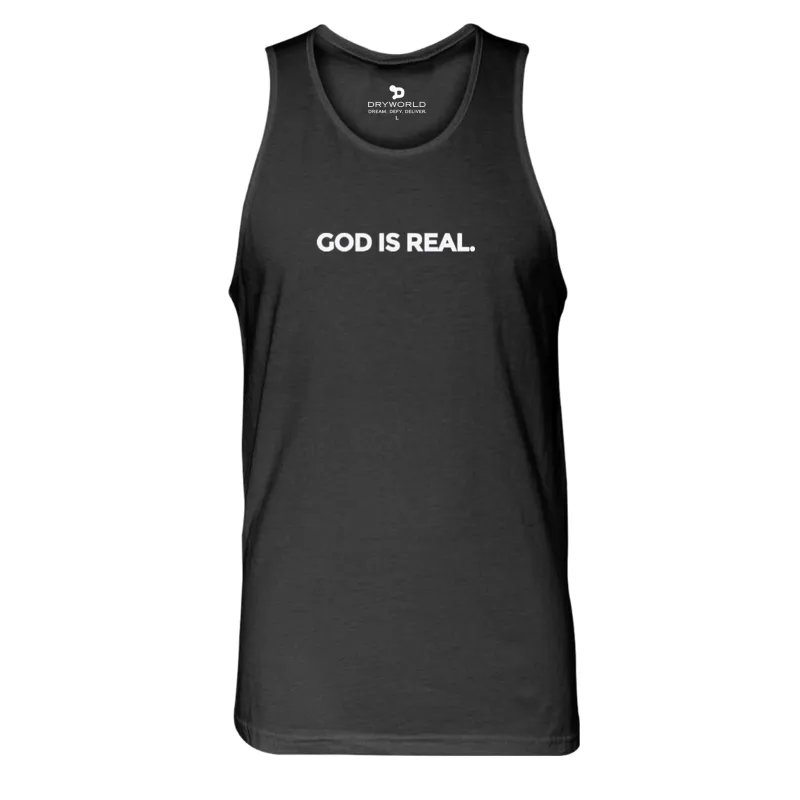 TJ53 God Is Real Tank made by DRYWORLD