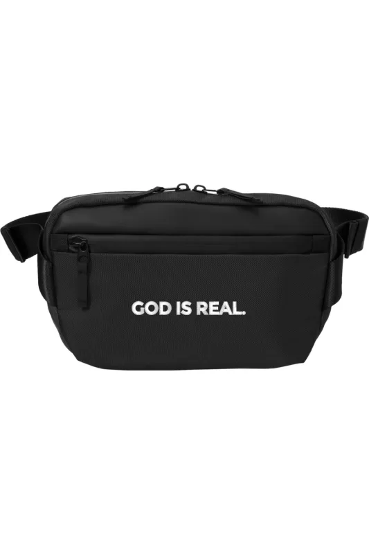 TJ53 God Is Real Crossbody Pack made by DRYWORLD