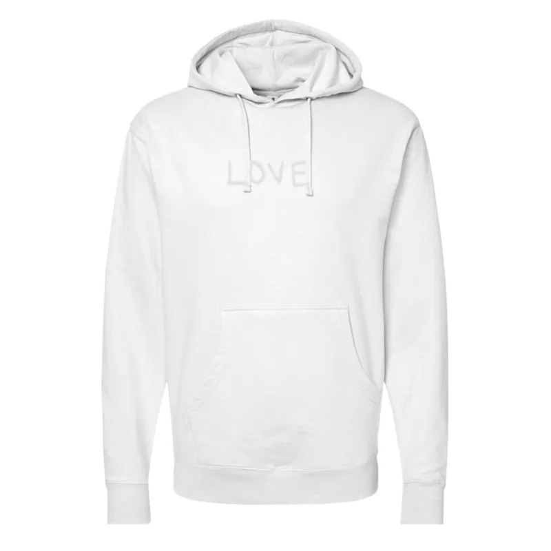 Embrace the Warmth of our “It’s All Love” Hoodie sold by DRYWORLD