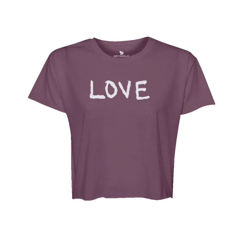 It's All Love Crop sold by DRYWORLD