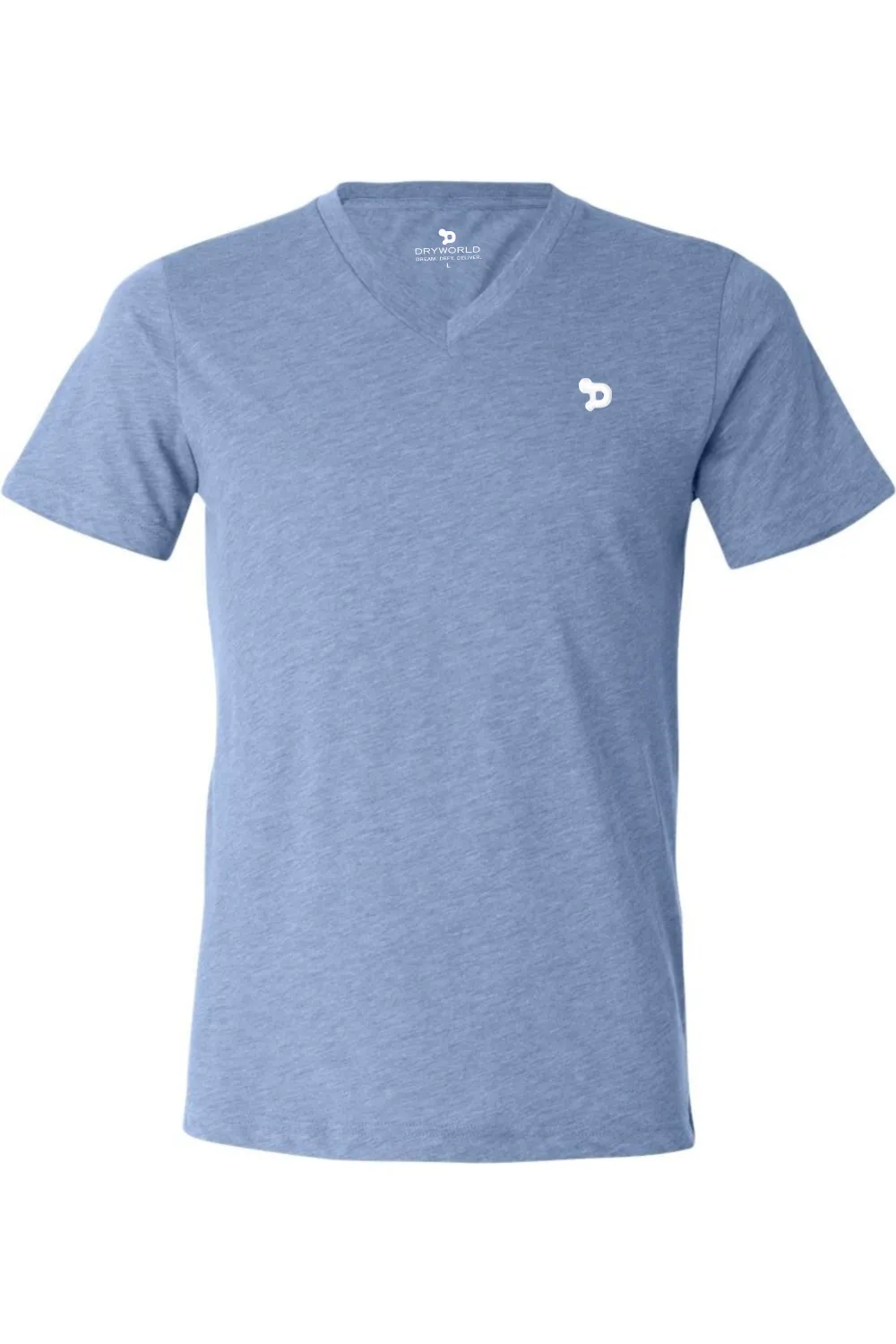 Haute D Essentials - Mens Triblend V-Neck Tee sold by DRYWORLD product image thumbnail 4