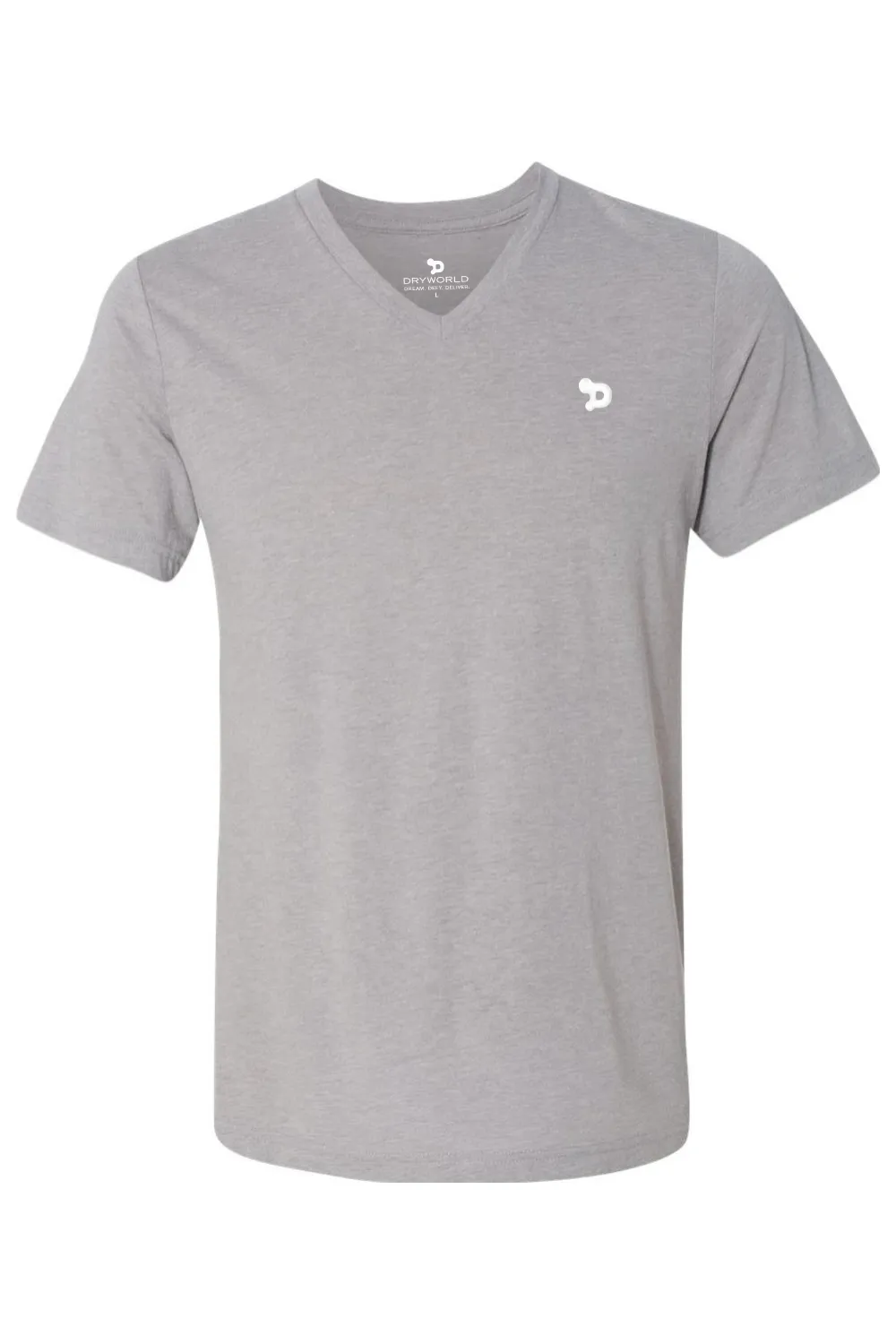 Haute D Essentials - Mens Triblend V-Neck Tee sold by DRYWORLD product image thumbnail 3