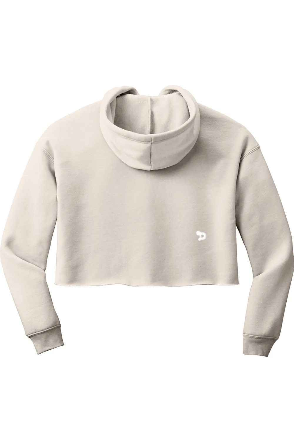 Haute D Essentials - Womens Cropped Fleece Hoodie sold by DRYWORLD product image thumbnail 4