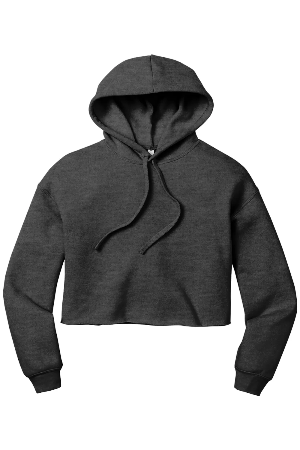 Haute D Essentials - Womens Cropped Fleece Hoodie sold by DRYWORLD product image thumbnail 5
