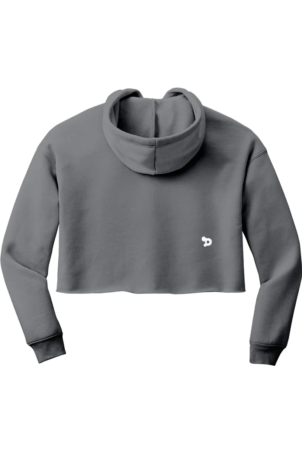 Haute D Essentials - Womens Cropped Fleece Hoodie sold by DRYWORLD product image thumbnail 2