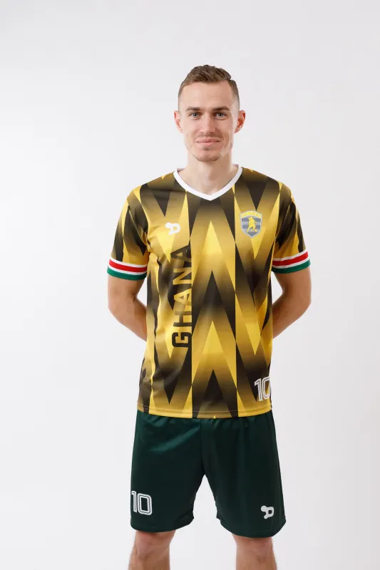 Ronaldinho Ghana Jersey/Camisa Replica made by DRYWORLD