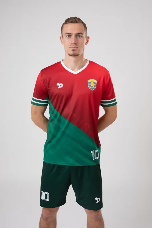 Ronaldinho Portugal Jersey/Camisa Replica made by DRYWORLD