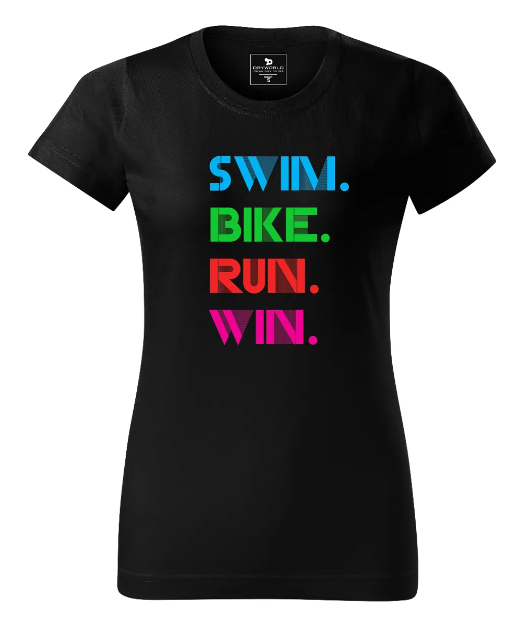 Swim Bike Run Win Tee - Women's sold by DRYWORLD product image thumbnail 2