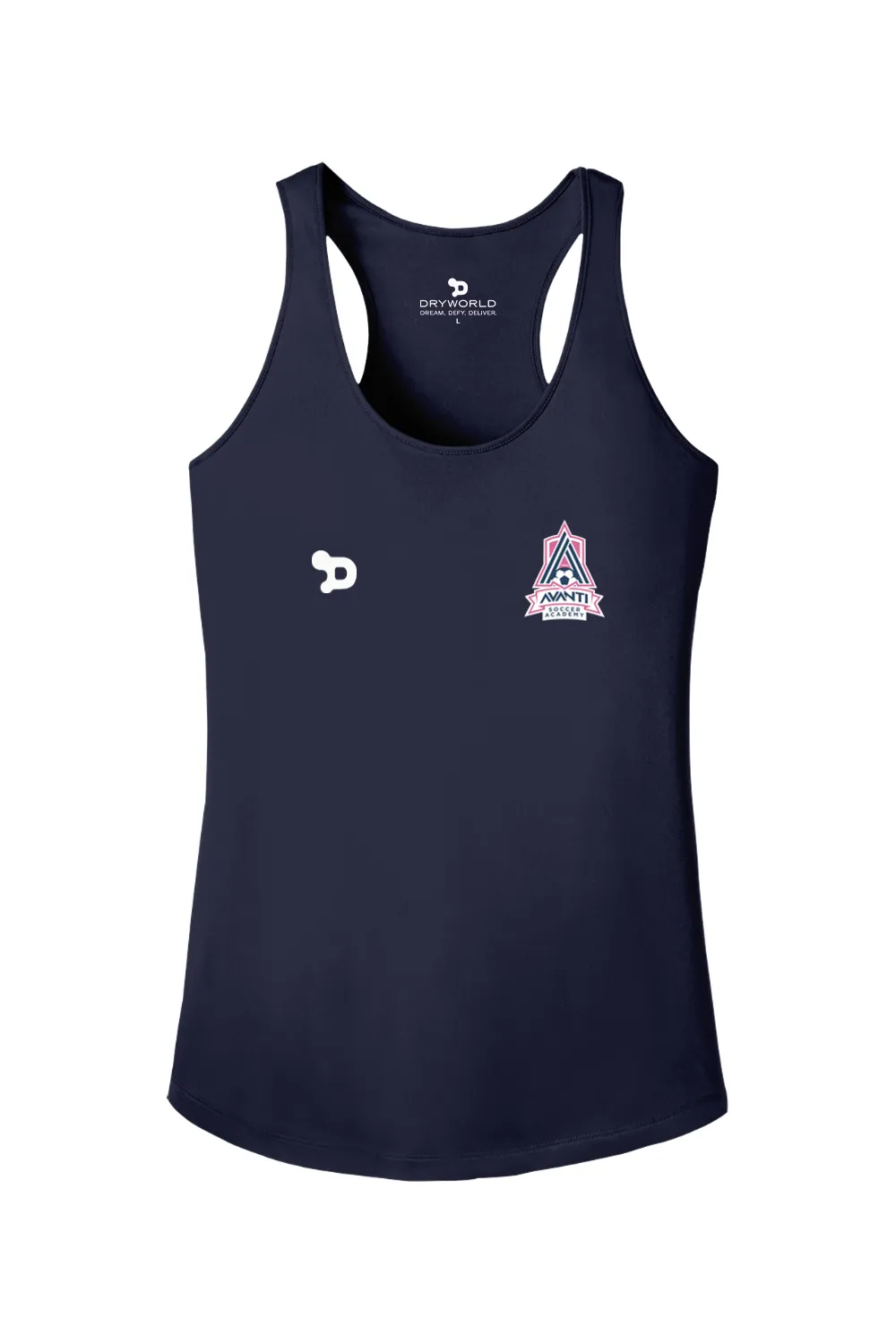 Avanti Ladies Racerback Tank sold by DRYWORLD