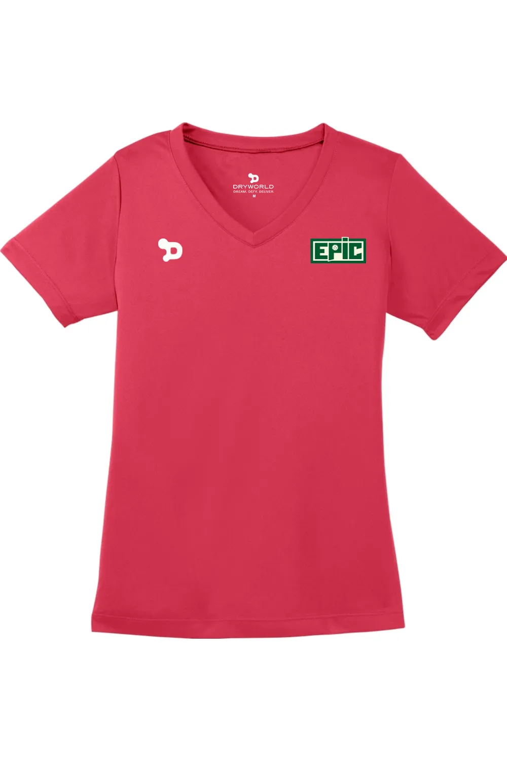 EPIC V-Neck Ladies Tee sold by DRYWORLD product image thumbnail 3