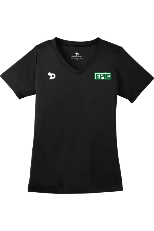 EPIC V-Neck Ladies Tee made by DRYWORLD