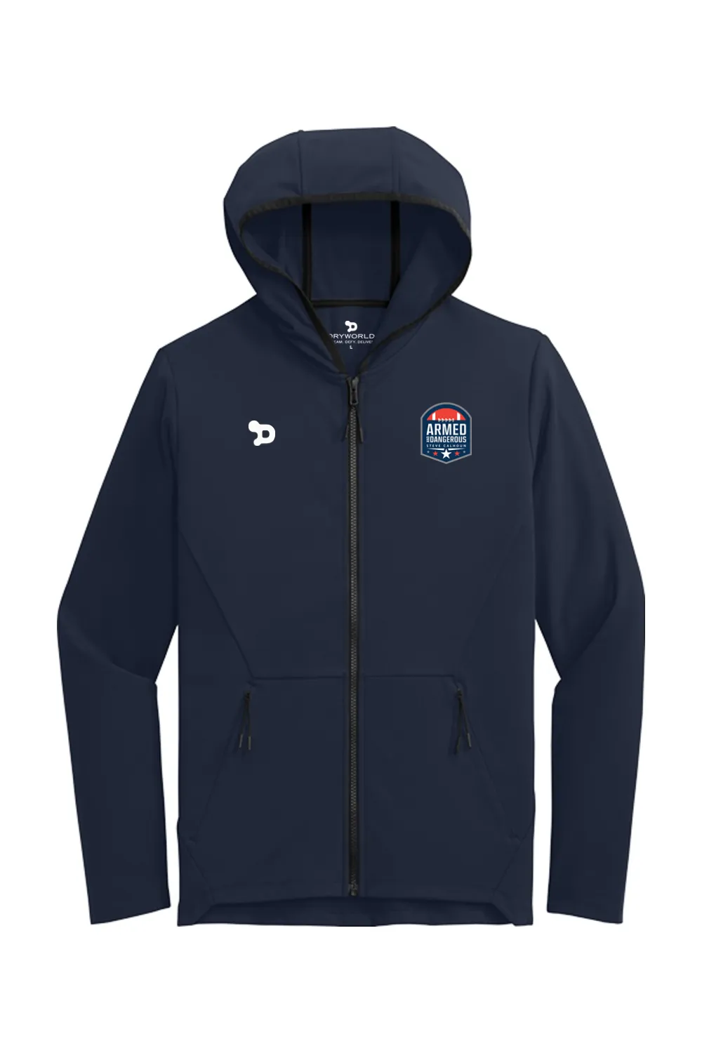 A & D Hooded Full-Zip sold by DRYWORLD