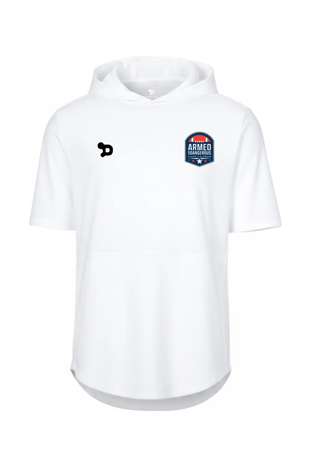 A & D Short Sleeve Hoodie sold by DRYWORLD