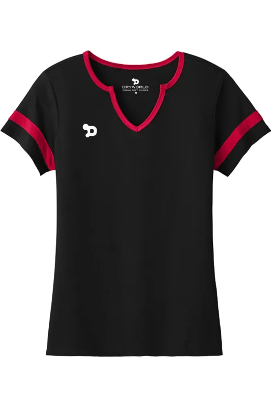 Gridiron Women Halftime Notch Tee made by DRYWORLD