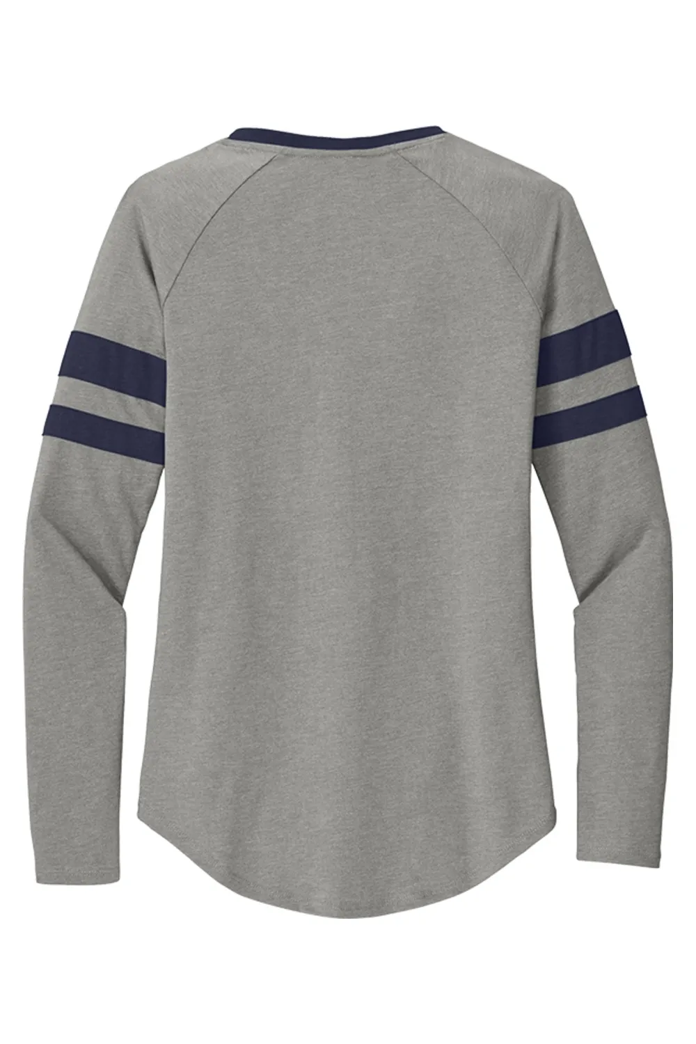 Gridiron Women Halftime Stripe Long Sleeve V-Neck Tee sold by DRYWORLD product image thumbnail 4