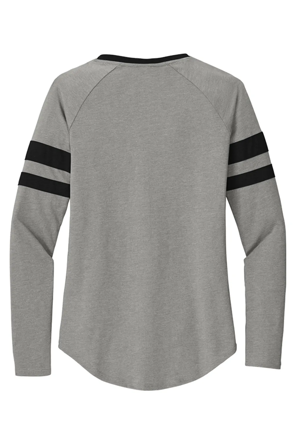 Gridiron Women Halftime Stripe Long Sleeve V-Neck Tee sold by DRYWORLD product image thumbnail 2