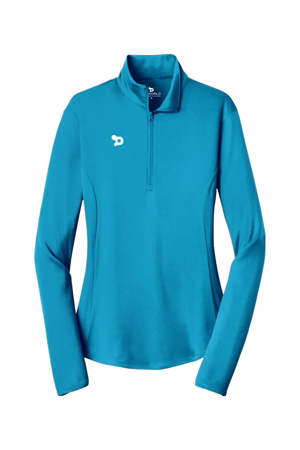 Gridiron Women 1/4-Zip Pullover sold by DRYWORLD