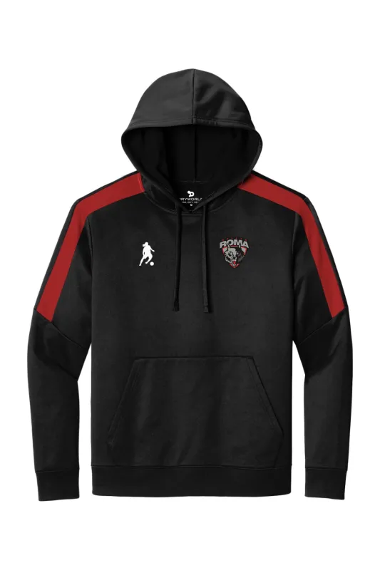 Roma FC Fleece Pullover Hoodie sold by DRYWORLD