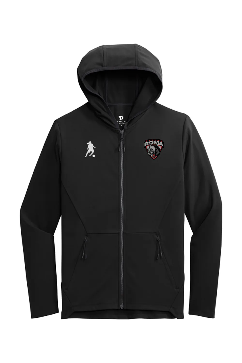 Roma Training Hoodie Full-Zip sold by DRYWORLD