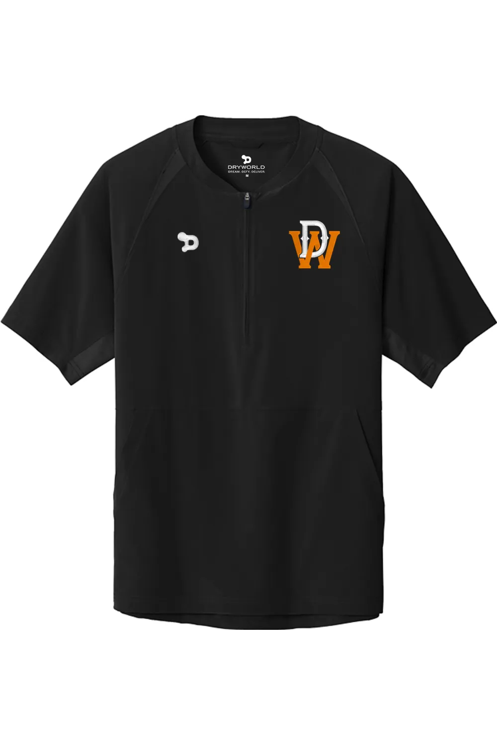 DW Baseball 1/2-Zip Short Sleeve Jacket sold by DRYWORLD product image thumbnail 5