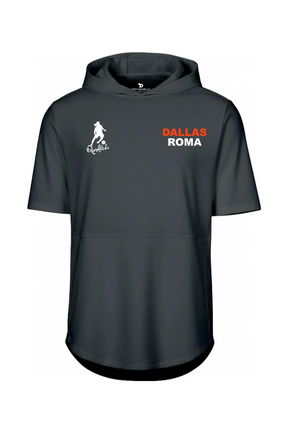 Dallas Roma Short Sleeve Hoodie sold by DRYWORLD product image thumbnail 3