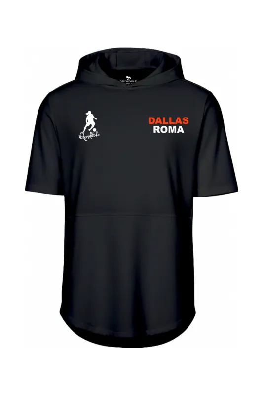 Dallas Roma Short Sleeve Hoodie made by DRYWORLD