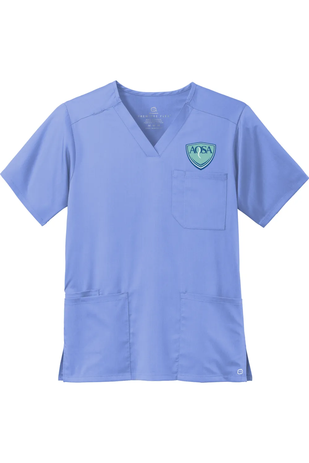 AOSA Men's Premiere Flex V-Neck Top sold by DRYWORLD product image thumbnail 3