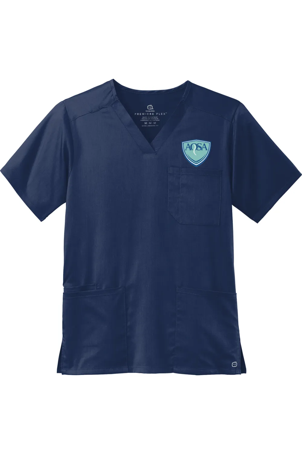 AOSA Men's Premiere Flex V-Neck Top sold by DRYWORLD product image thumbnail 5