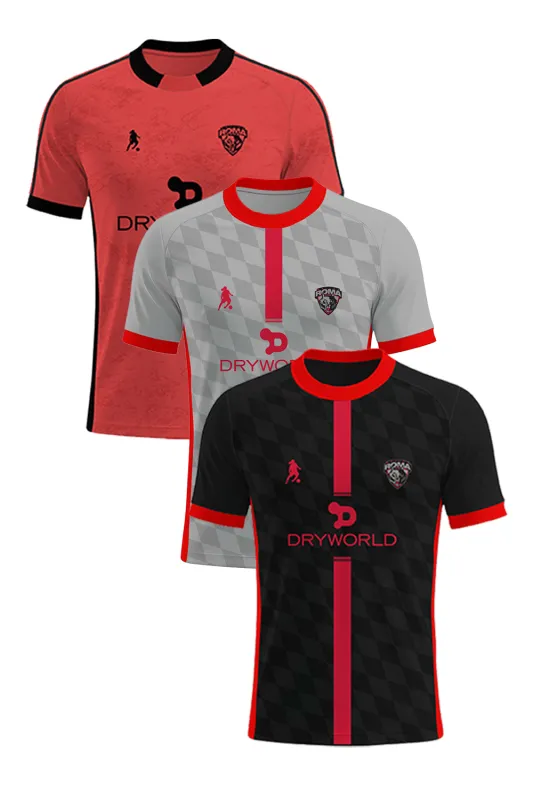 Roma FC Jersey Bundle made by DRYWORLD