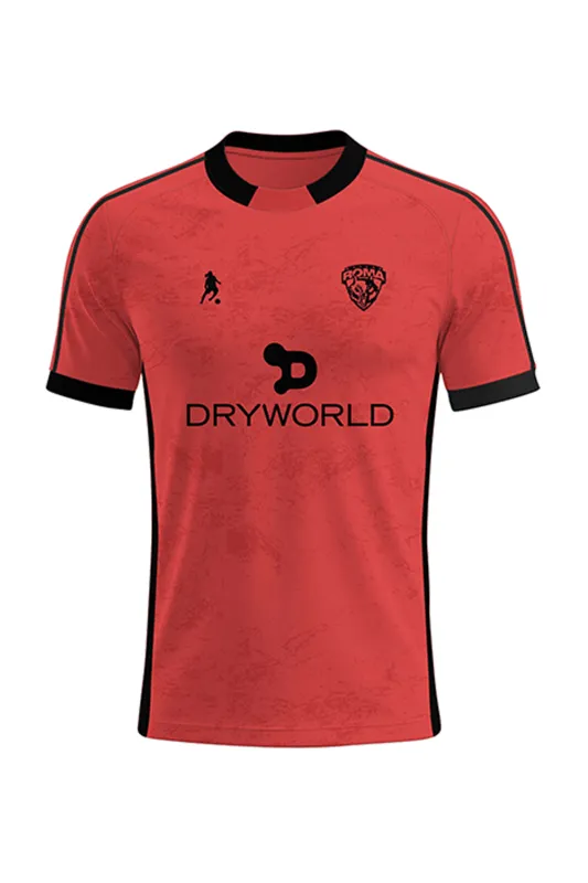 Roma FC Practice Jersey made by DRYWORLD