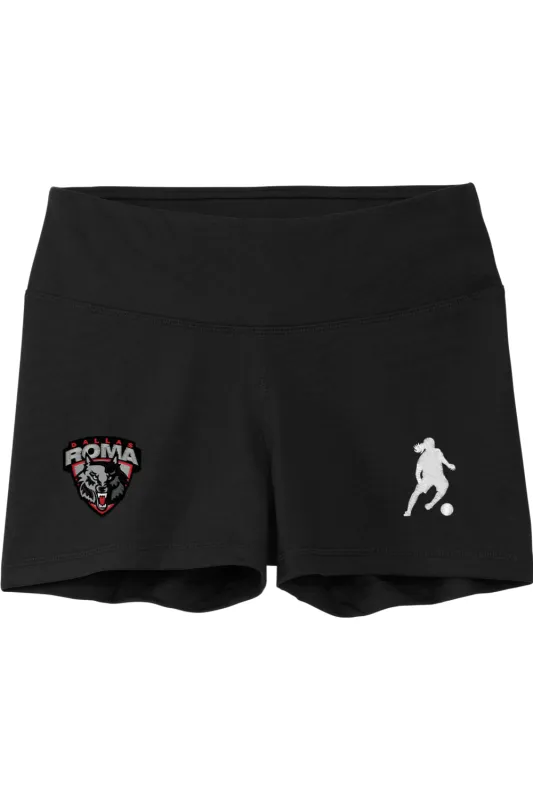 Roma FC Ladies Interval 3" Short made by DRYWORLD