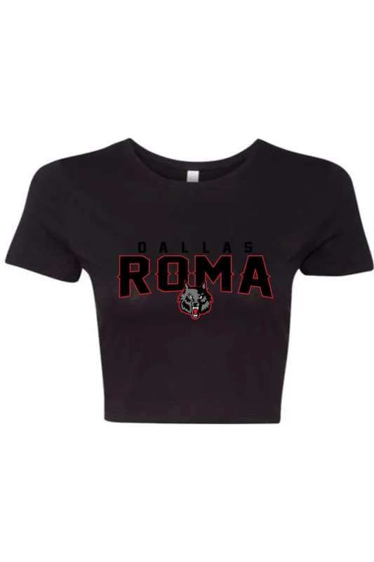 Roma FC Women’s Crop Tee made by DRYWORLD