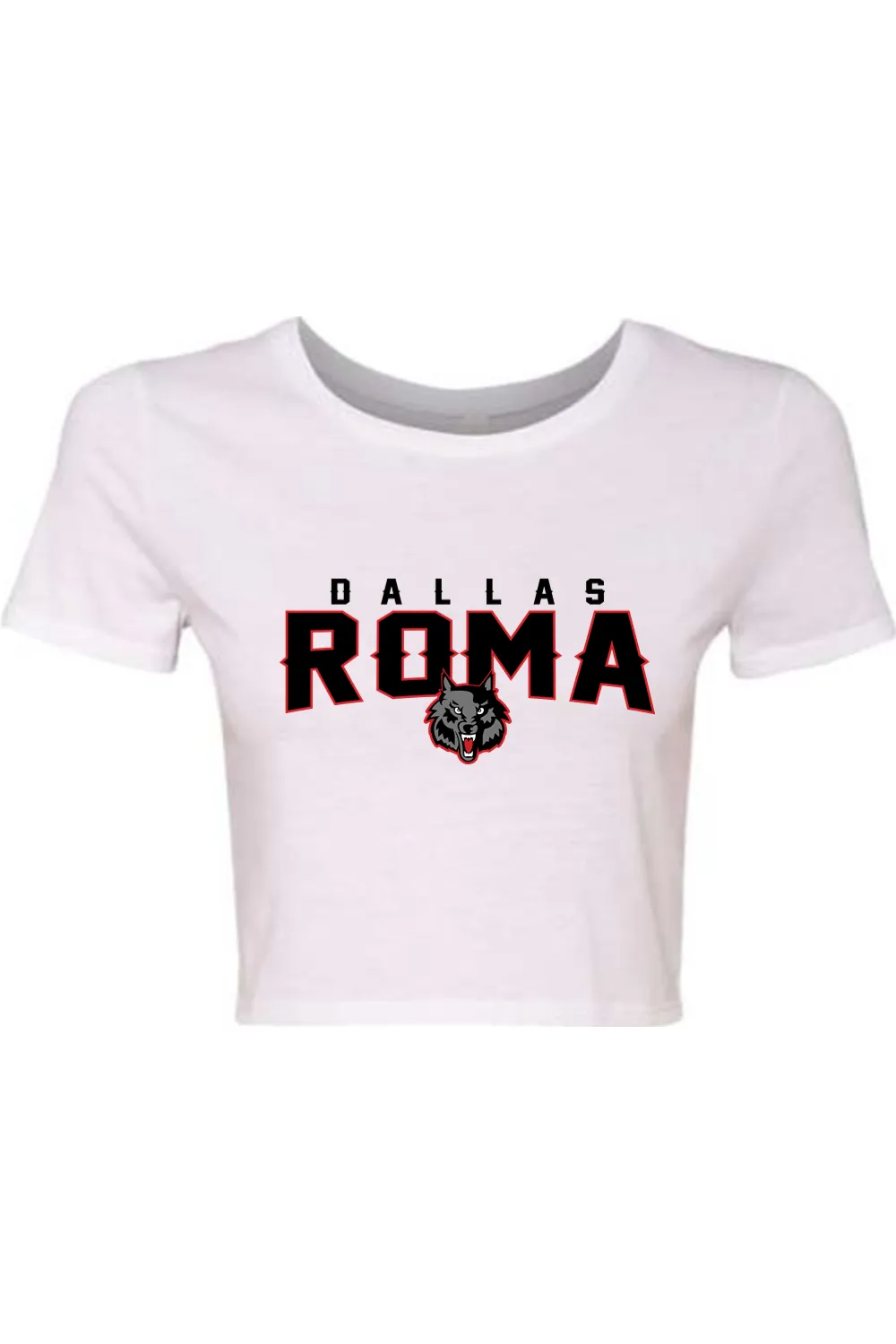 Roma FC Women’s Crop Tee sold by DRYWORLD product image thumbnail 5