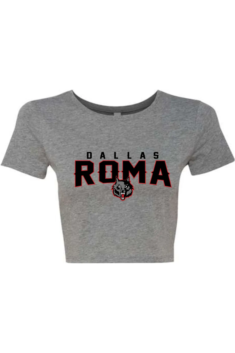 Roma FC Women’s Crop Tee sold by DRYWORLD product image thumbnail 3