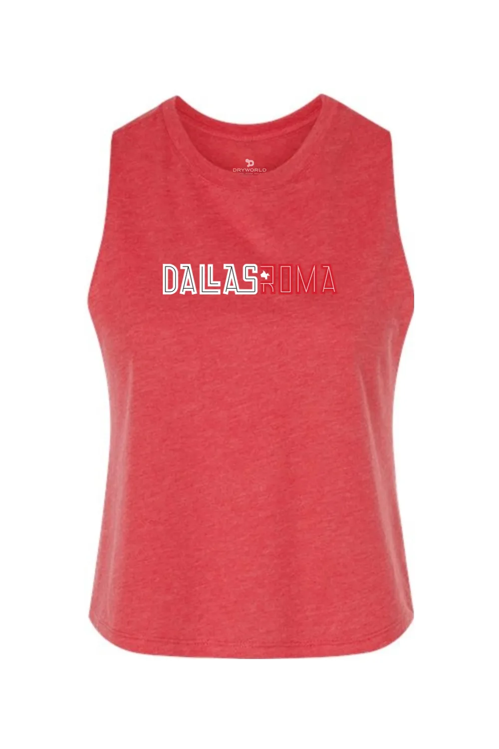 Roma FC Women's Racerback Cropped Tank sold by DRYWORLD product image thumbnail 5