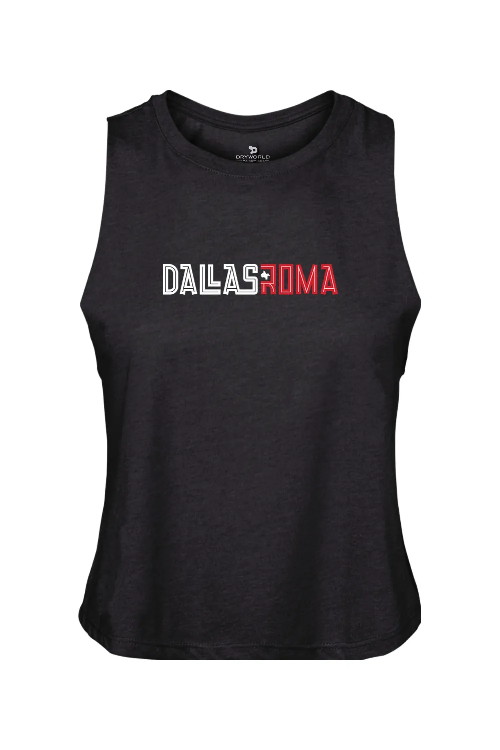 Roma FC Women's Racerback Cropped Tank sold by DRYWORLD