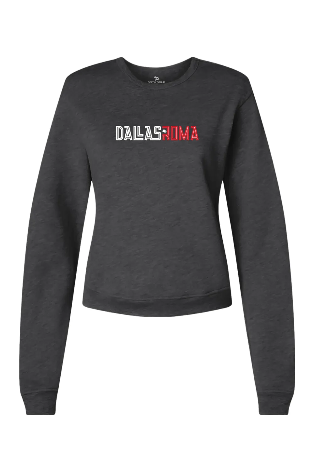 Roma FC Women's Sponge Fleece Classic Crewneck Sweatshirt sold by DRYWORLD product image thumbnail 3