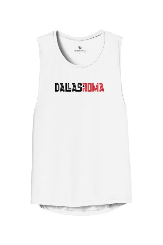 Roma FC Women's Flowy Muscle Tank made by DRYWORLD