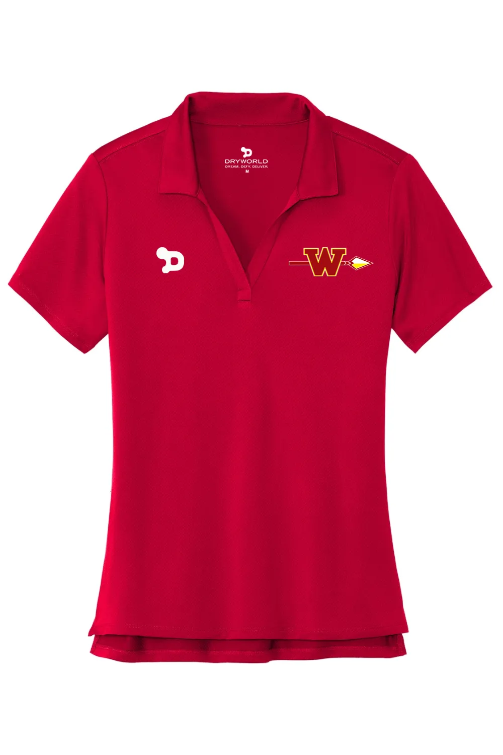 Woodbridge Warriors Women's Sideline Polo sold by DRYWORLD product image thumbnail 3